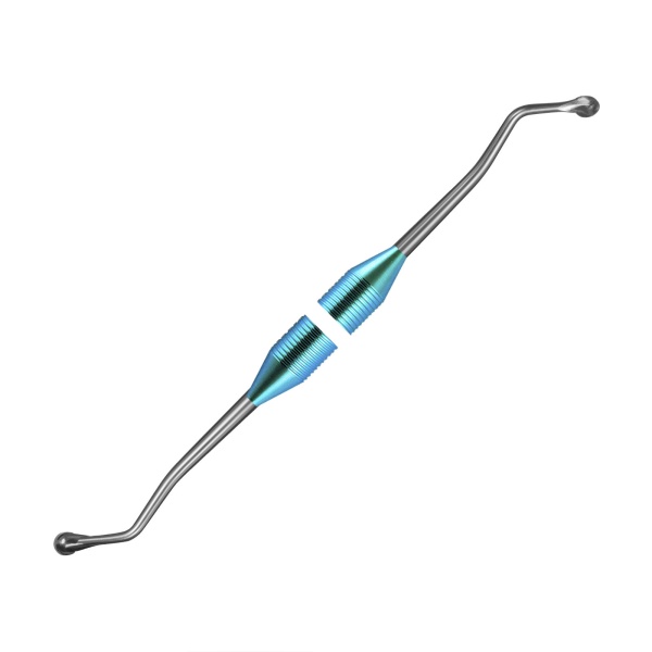 11-08 Ложка кюретажная изогнутая короткая средняя 2,8